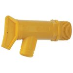 Fasshahn Ku.gelb 26,9 (¾Zoll)mm - VPE: 10