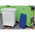 Wertstoffsammler 60l H600xB280xT590mm grau o.Deckel,lebensmittelecht DURABLE