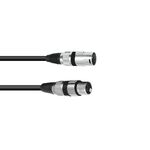 PSSO Lautsprecherkabel XLR 2x2,5 5m sw