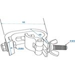 EUROLITE TH-200 Theaterhaken silber TÜV