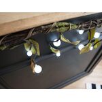 EUROPALMS Torfmyrte-Ranke, mit LEDs, weiß, 180cm