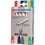 Markierkreide weiß unpapiert 12 St./Schachtel SOPPEC