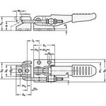 Verschluss-Spanner GN 851 STA Haltekraft FH 1600 N GANTER