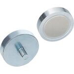Haltemagnet GN 50.3 d1 20 ± 0,1mm d2 M 6mm Neodym,Eisen,Bor ND GANTER - VPE: 10