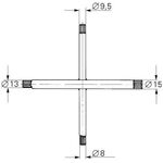 Grohe Kreuz-Riefeschlüssel