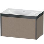 Duravit Waschtischunterbau XVIU 503x800x480mm m WT Viu Profil/Rahmen sw