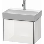 Duravit Waschtischunterbau XSQUARE 584x397x390mm 1 Az we s-matt ES Ah Mi.