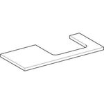 Geberit Waschtischplatte ONE Auss re 1050x30x470mm gge lackiert matt