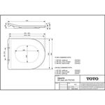 TOTO WC-Sitz Ext. fl abn mit Absenkautomatik we