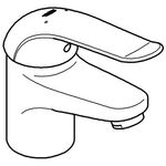 Grohe EH-WTbatt EUROECO SPECIAL 1/2Zoll glatter Körper chr