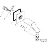 Wanneneinlauf AXOR URQUIOLA DN 20 Ausladung 171mm chrom