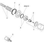 Abstellventil AXOR UNO2 DN 15/DN 20, Unterputz chrom