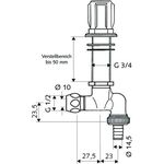 Schell Spültischventil COMFORT Verstellbereich bis 50mm, chrom 1/2Zoll