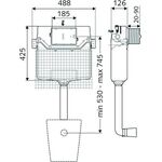 Schell WC-UP-Spülkasten MONTUS C 120 n Unterspülkasten ohne Rahmen