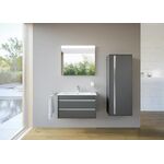 Duravit Hochschrank KETHO 360x500x1320mm Ans rechts graphit matt