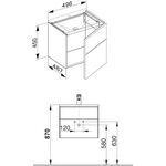 Keuco Waschtischunterbau ROYAL REFLEX 496x450x487mm Ans li magnolie