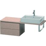 Duravit Konsolenunterschrank L-CUBE 400x620x477mm eiche kaschmir