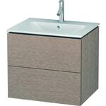 Duravit Waschtischunterbau L-CUBE 620x481x550mm eiche kaschmir