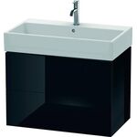 Duravit Waschtischunterbau L-CUBE 544x784x459mm schwarz hochglanz