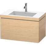 Duravit Waschtischunterbau L-CUBE m WT Vero Air 500x800x480mm 1 HL Ei geb