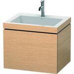 Duravit Waschtischunterbau L-CUBE m WT Vero Air 500x600x480mm 1 HL Ei geb