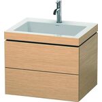 Duravit Waschtischunterbau L-CUBE m WT Vero Air 500x600x480mm 1 HL Ei geb