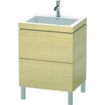 Duravit Waschtischunterbau L-CUBE m WT Vero Air 698x600x480mm 1 HL medi Ei