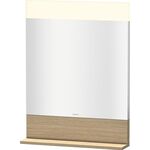 Duravit Spiegel VERO m Be Abl. 800x600x142mm europ. eiche