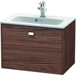 Duravit WT-Unterbau BRIOSO COMPACT Gri chrom 442x620x389mm nussbaum dunkel