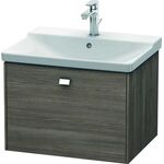 Duravit Waschtischunterbau BRIOSO Griff chrom 450x620x479mm pine terra