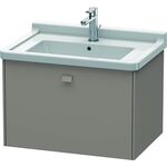 Duravit Waschtischunterbau BRIOSO Gri Frontfarbe 452x670x469mm basalt matt
