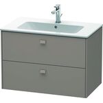 Duravit Waschtischunterbau BRIOSO Griffe Frontfarbe 553x820x479mm bas matt