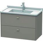 Duravit Waschtischunterbau BRIOSO Griffe Frontfarbe 563x820x469mm bas matt
