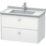 Duravit Waschtischunterbau BRIOSO Griffe Frontfarbe 563x1020x469mm we hgl