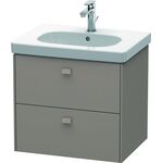 Duravit Waschtischunterbau BRIOSO Griffe Frontfarbe 563x620x469mm bas matt