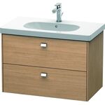 Duravit Waschtischunterbau BRIOSO Griffe chr 563x820x469mm europ. eiche