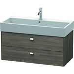 Duravit Waschtischunterbau BRIOSO Griffe chrom 442x984x459mm pine terra