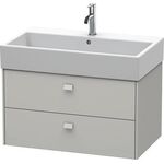 Duravit Waschtischunterbau BRIOSO Griffe Frontfarbe 442x984x459mm we matt