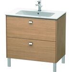 Duravit Waschtischunterbau BRIOSO Griffe chr 683x820x479mm europ. eiche