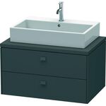 Duravit Konsolenunterschrank BRIOSO Griffe Frontfarbe 442x820x550mm grap ma