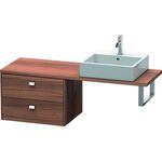 Duravit Konsolenunterschrank BRIOSO Griffe chr 442x620x480mm nussbaum natur