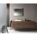Duravit Konsolenunterschrank BRIOSO Griffe chr 442x820x550mm kastanie dunkel