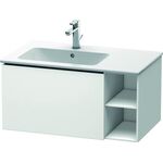 Duravit Waschtischunterbau L-CUBE 400x820x481mm, Becken links weiß matt