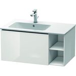 Duravit Waschtischunterbau L-CUBE 400x820x481mm Be links weiß hochglanz