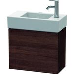 Duravit Waschtischunterbau L-CUBE 400x480x240mm Ans rechts kastanie dunkel