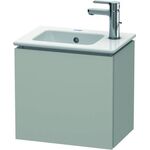 Duravit Waschtischunterbau L-CUBE 294x420x400mm Ans rechts betongrau matt