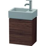 Duravit Waschtischunterbau L-CUBE 400x364x241mm Ans rechts nussbaum dunkel