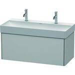 Duravit Waschtischunterbau XSQUARE 397x984x460mm nordic weiß seidenmatt