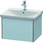 Duravit Waschtischunterbau XSQUARE 405x610x473mm lichtblau seidenmatt