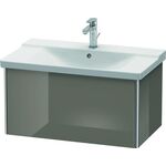 Duravit Waschtischunterbau XSQUARE 405x810x473mm flannel grey hochglanz